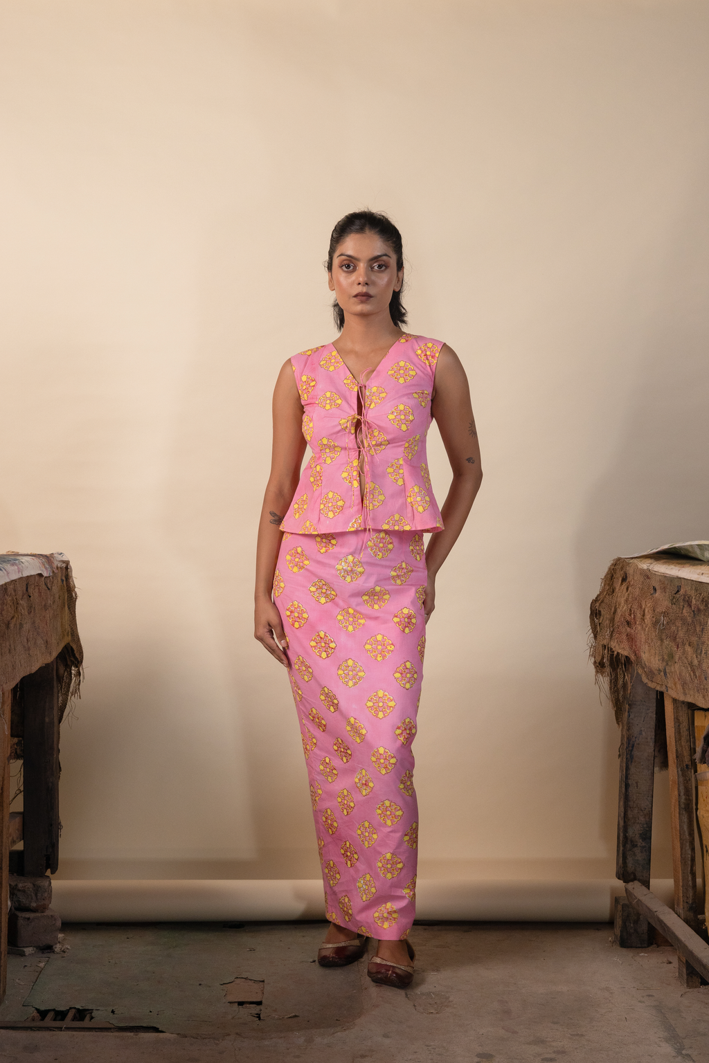 Ananta Column Skirt