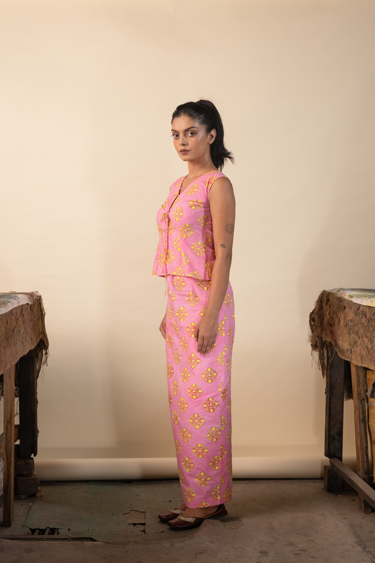 Ananta Column Skirt