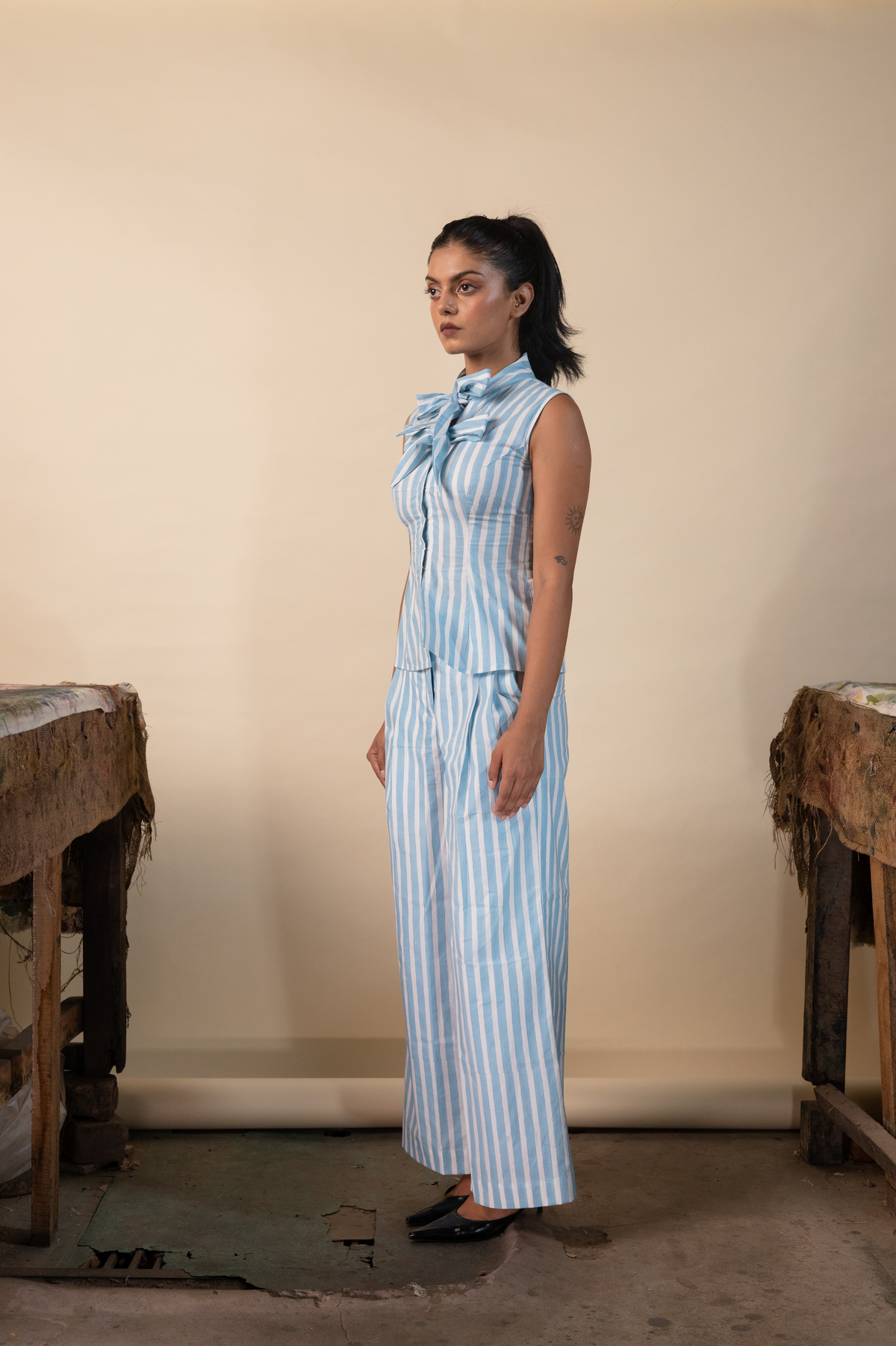 Lekha Pleated Trousers
