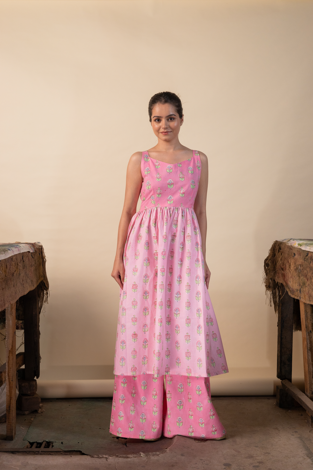 Leher Gathered Anarkali