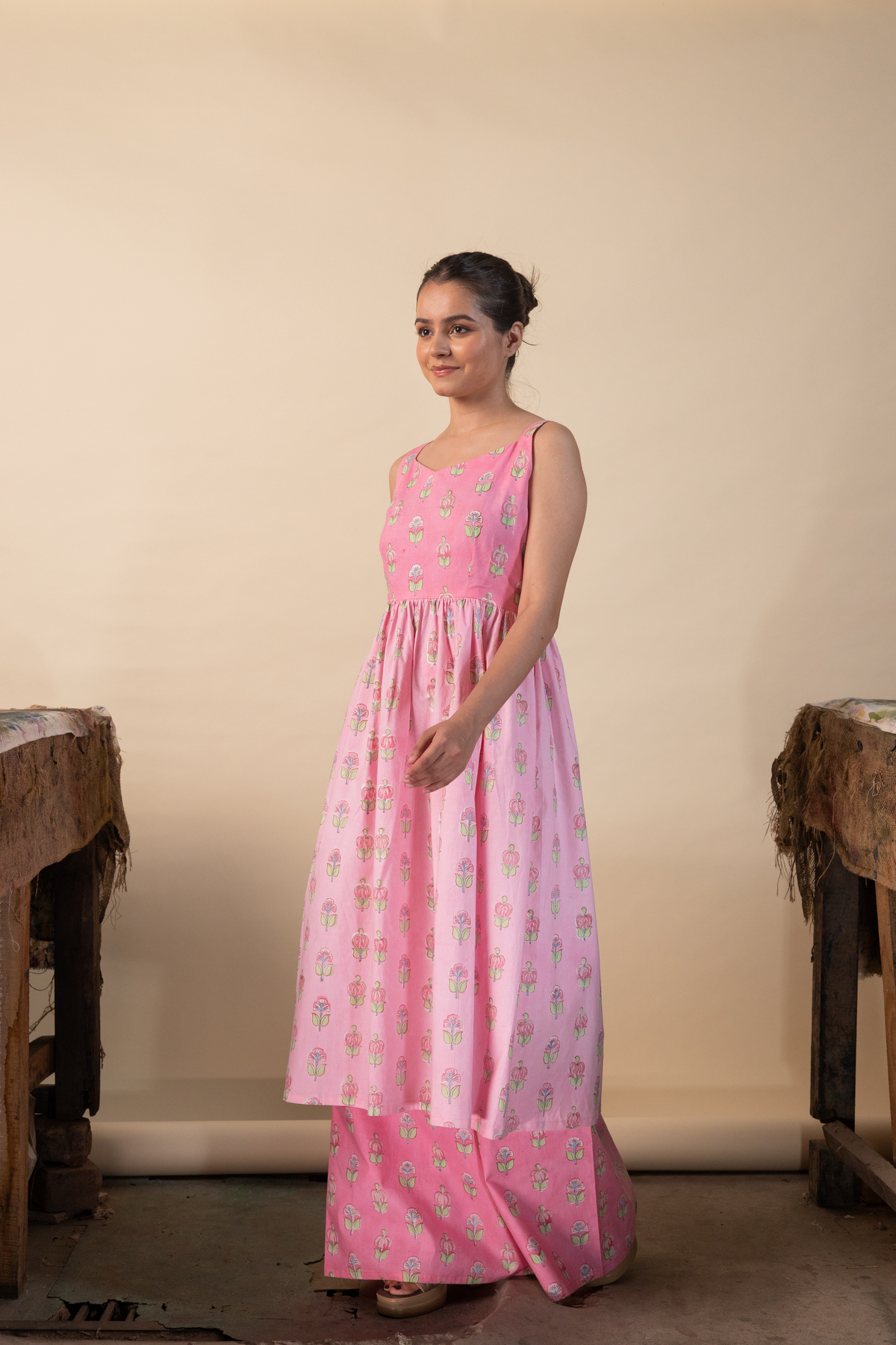 Leher Gathered Anarkali