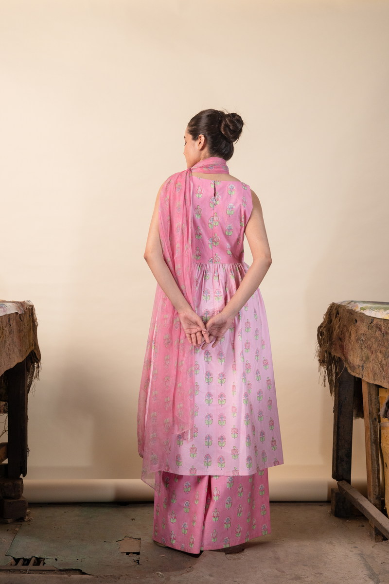 Leher Gathered Anarkali