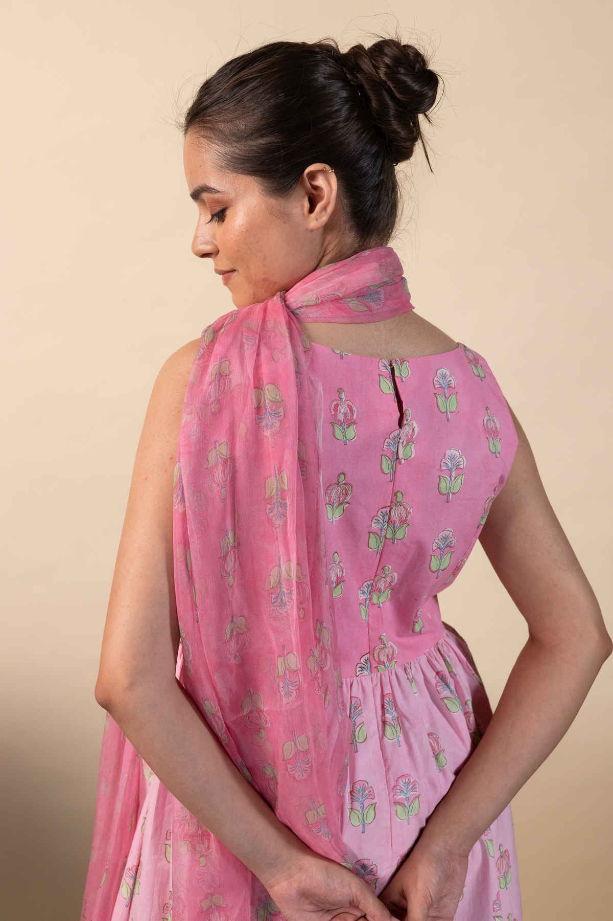 Leher Gathered Anarkali
