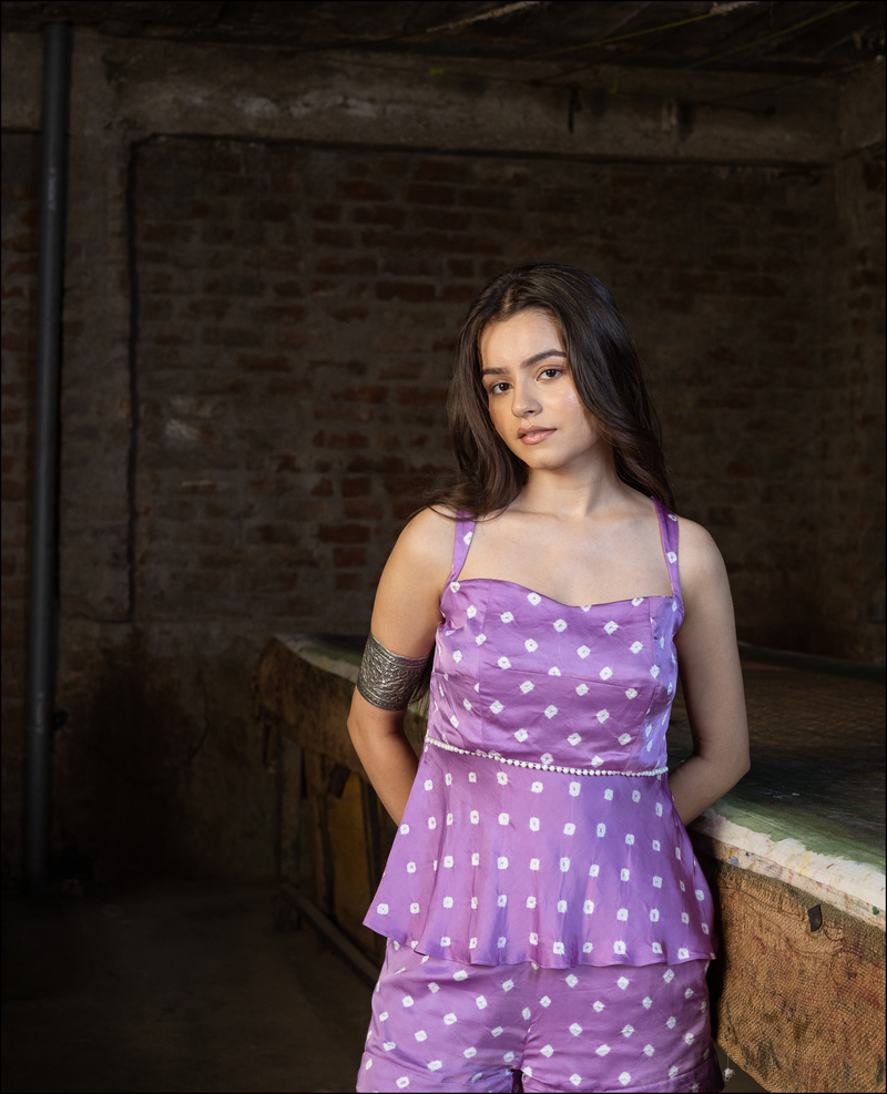 Gulnaar Peplum Cami
