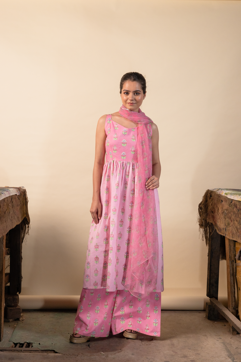 Leher Gathered Anarkali